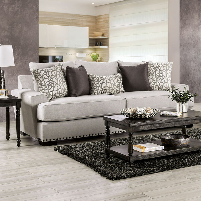 Picotee - Sofa - Light Gray / Black