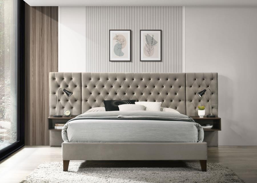 Marley - Upholstered Wall Panel Bed