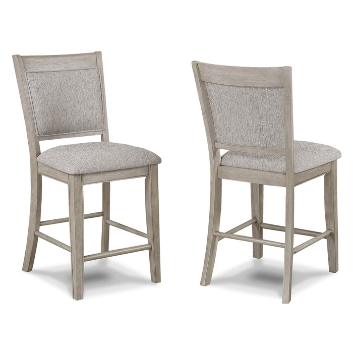 Fulton - Counter Chair (Set of 2) - Gray