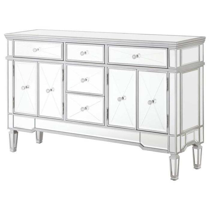 Duchess - 5-Drawer Accent Cabinet - Silver