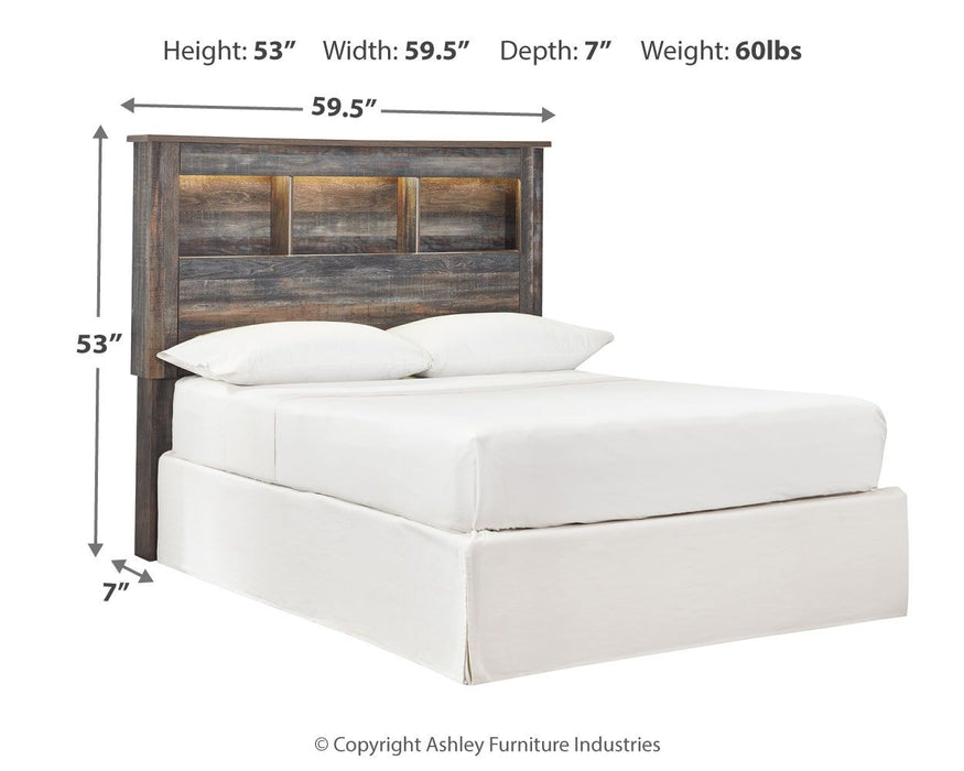 Drystan - Bookcase Headboard