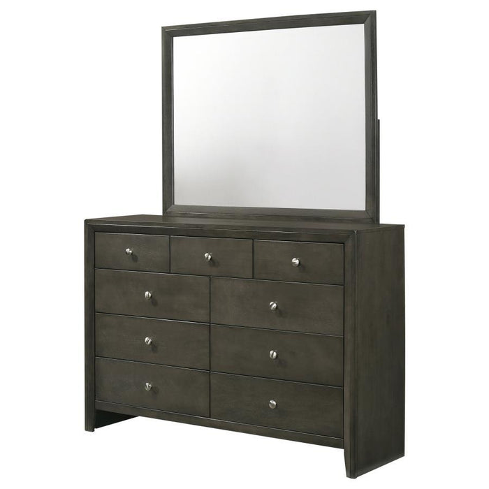 Serenity - 9-Drawer Dresser With Mirror