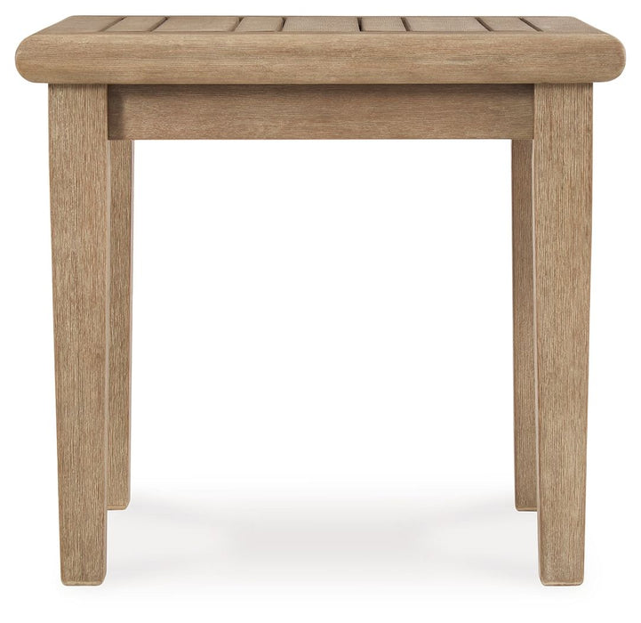 Carter Hall - Beige - Square End Table