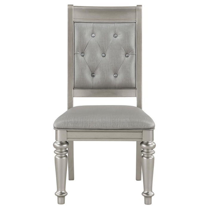 Bling Game - Open Back Side Chairs (Set of 2) - Metallic