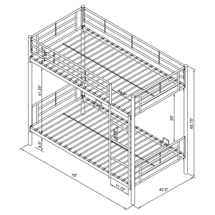 Hayward - Metal Bunk Bed