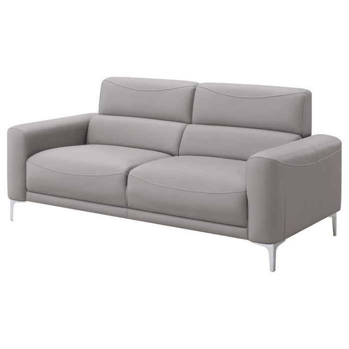 Glenmark - Track Arm Upholstered Sofa - Taupe