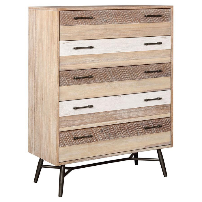 Marlow - 5-Drawer Chest - Rough Sawn Multi