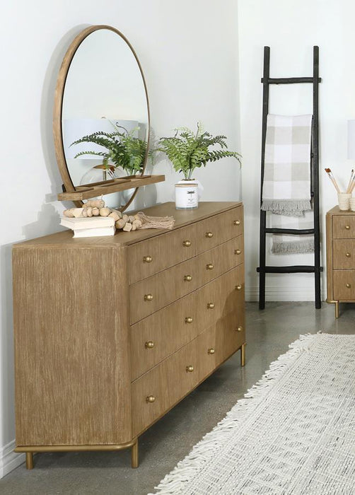 Arini - 8-Drawer Bedroom Dresser With Mirror