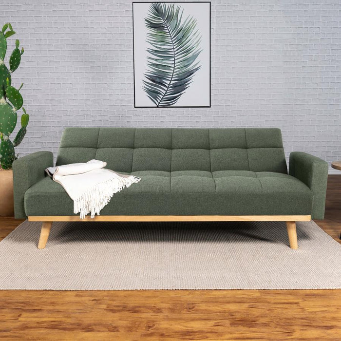 Kourtney - Upholstered Track Arms Covertible Sofa Bed