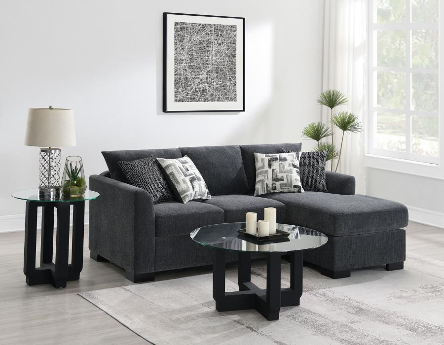 Storey - Upholstered Sleeper Sectional Chaise Sofa