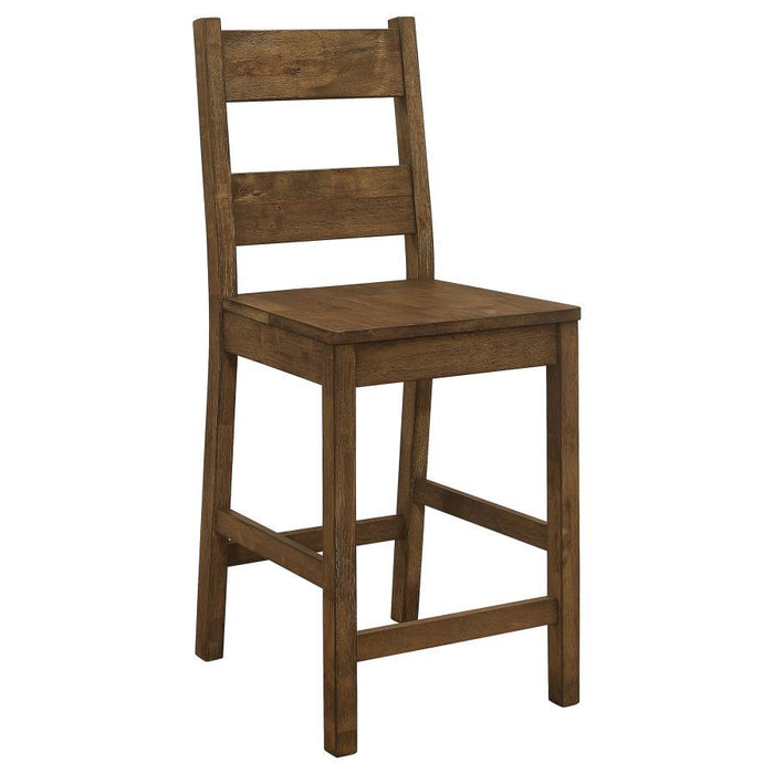 Coleman - Counter Height Stools (Set of 2) - Rustic Golden Brown