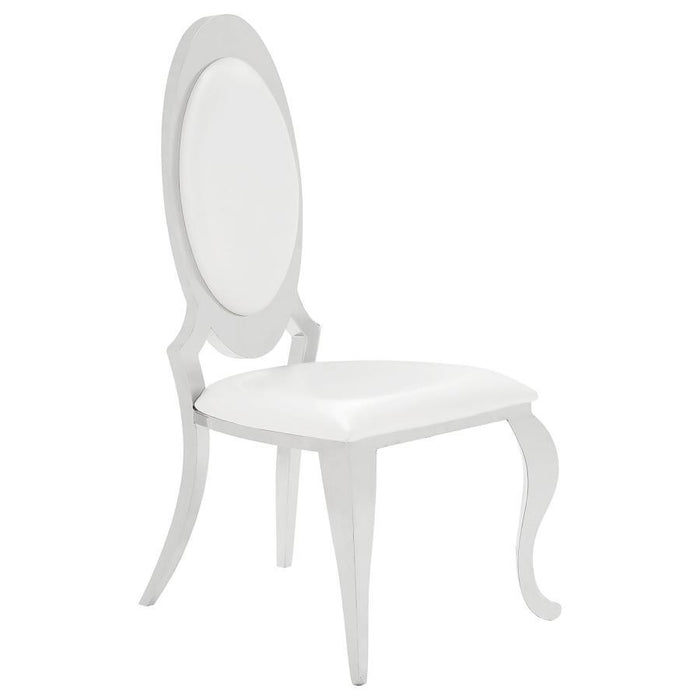 Antoine - Curved Chrome Legs Dining Chair