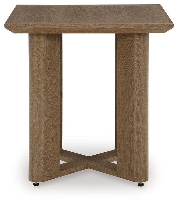 Serene Bay - Dark Brown - Square End Table