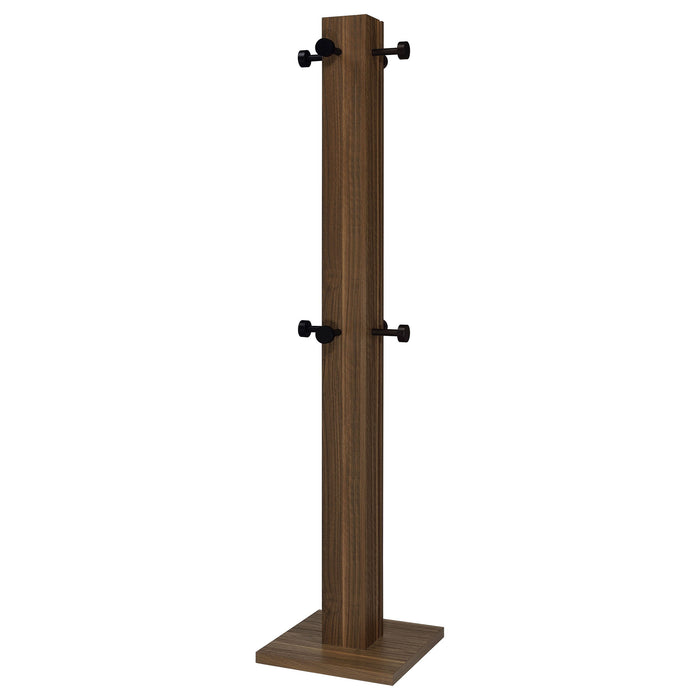 Rikkie - Coat Rack And Mirror - Walnut