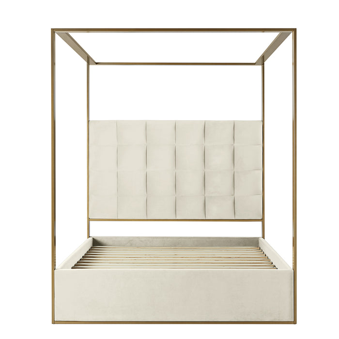 Madeleine - Upholstered Canopy Bed