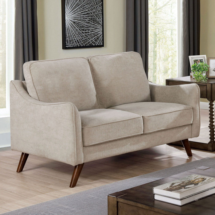 Maxime - Loveseat - Pearl Silver