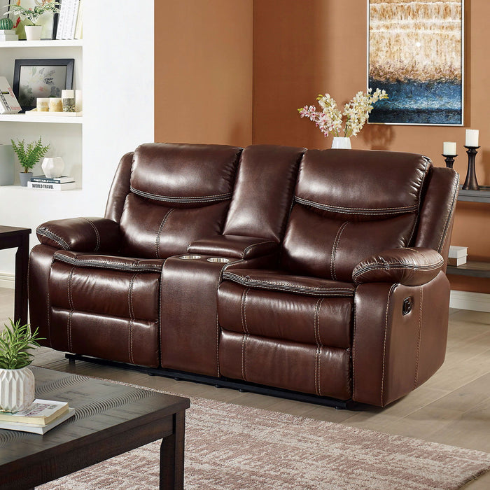 Jeanna - Loveseat - Brown