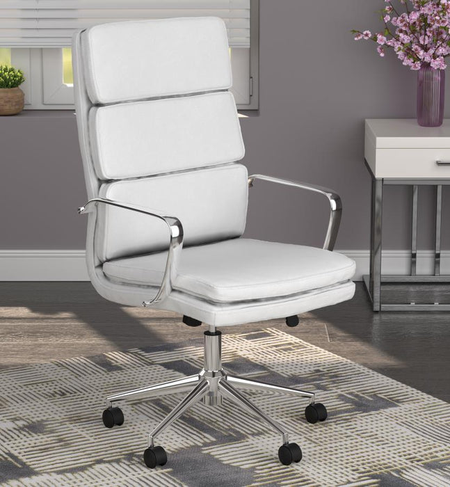 Ximena - Upholstered Adjustable High Back Office Chair