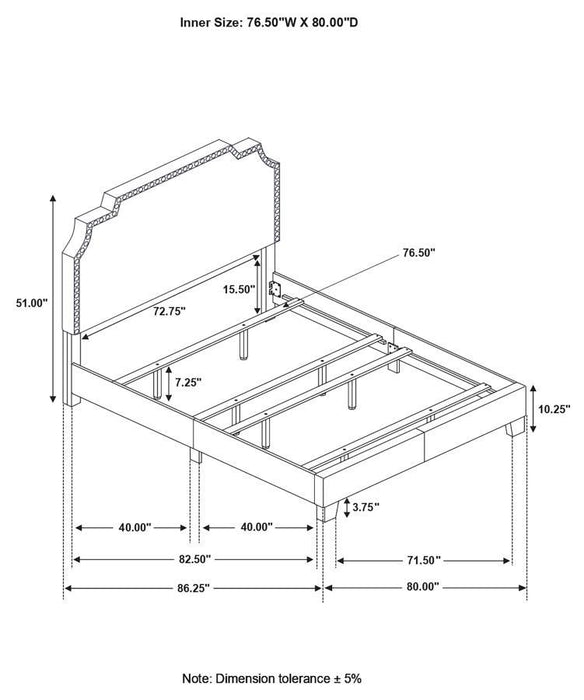 Tamarac - Upholstered Panel Bed