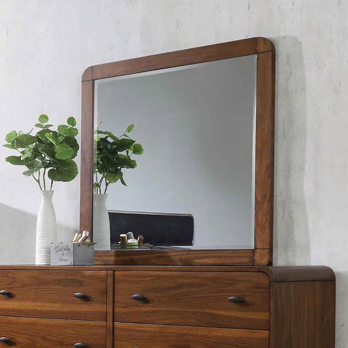 Robyn - Rectangular Dresser Mirror - Dark Walnut