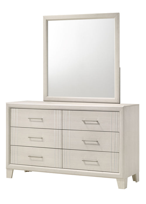 Charlie - Dresser With Mirror - White