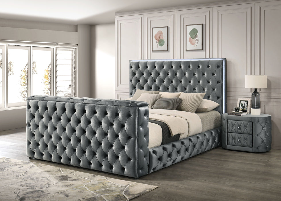 Diane - Platform Upholstered Bed