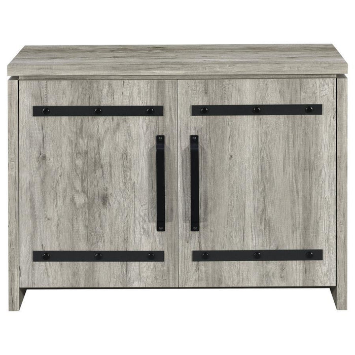 Enoch - 2-Door Accent Cabinet - Gray Driftwood