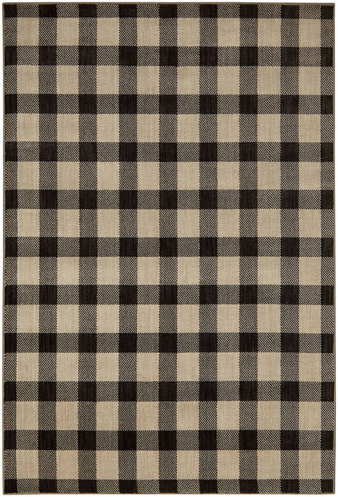 Kendrick - 5' x 7' Plaid Area Rug - Gingham Onyx