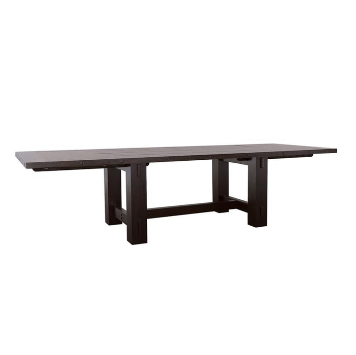 Calandra - Rectangle Dining Table With Extension Leaf - Vintage Java