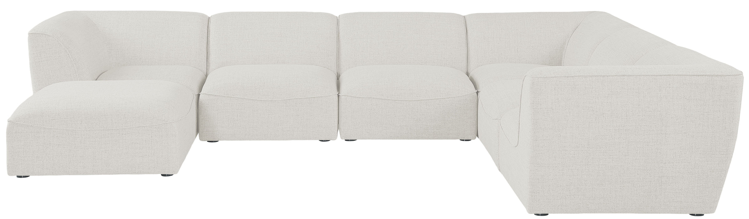 Miramar - Modular Sectional 7 Piece - Cream - Fabric