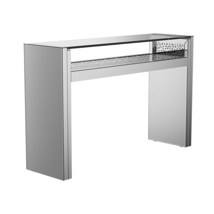 Edna - 1-Shelf Console Table - Silver