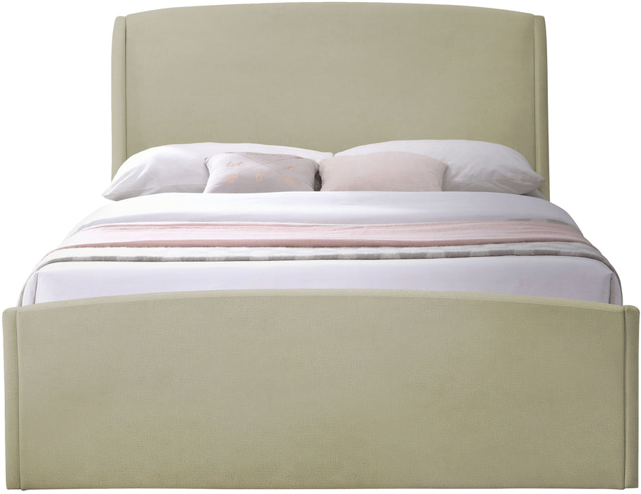 Tess - King Bed - Beige