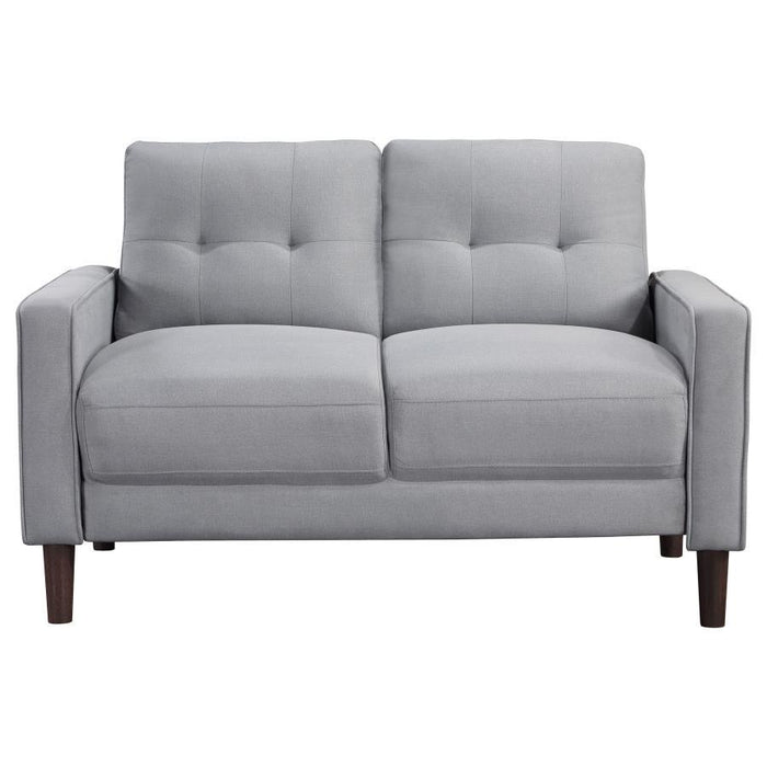 Bowen - Upholstered Track Arms Tufted Loveseat