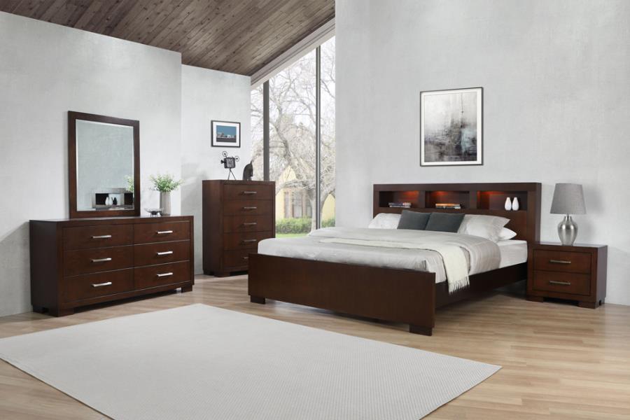 Jessica - Bed with Storage Headboard