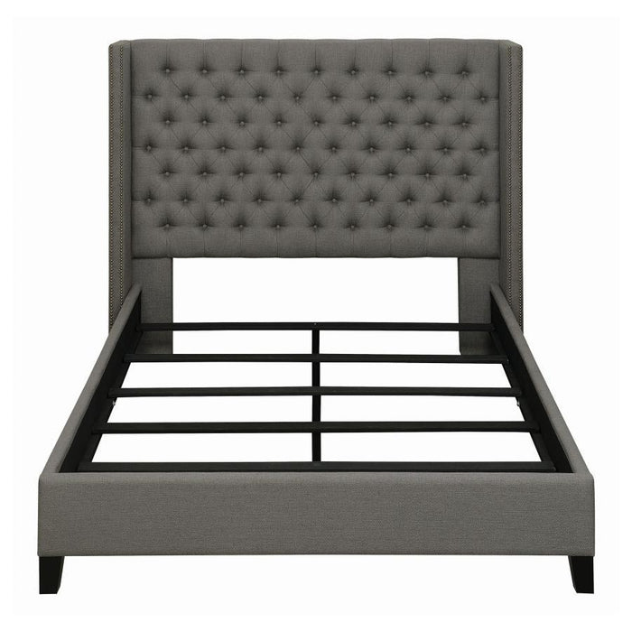 Bancroft - Demi-wing Upholstered Bed