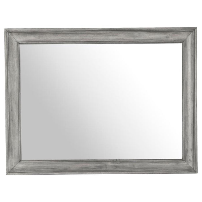 Avenue - Rectangular Dresser Mirror - Gray