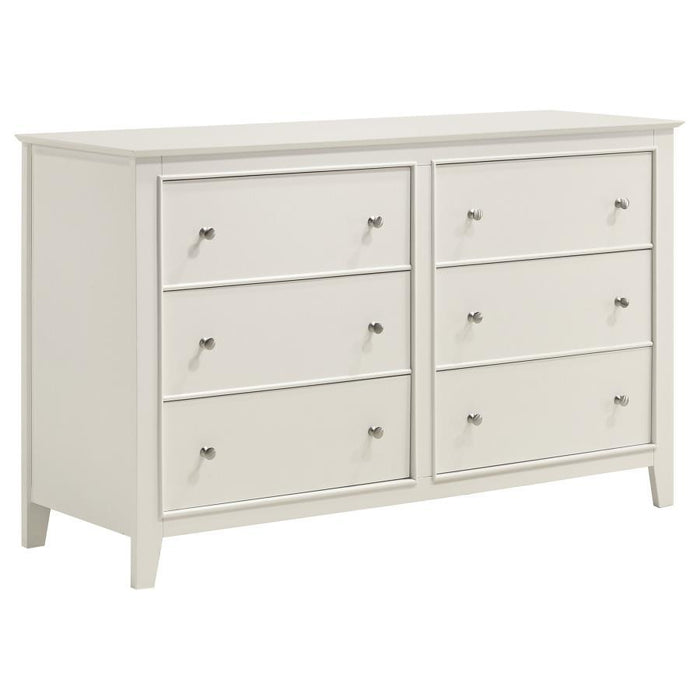 Selena - 6-Drawer Dresser - Buttermilk