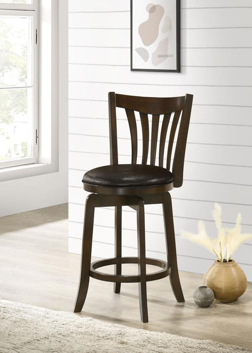 Lambert - Swivel Bar Stool With Upholstered Seat