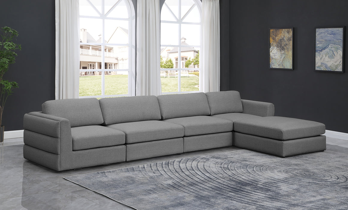 Beckham - Modular Sectional 5 Piece- Gray