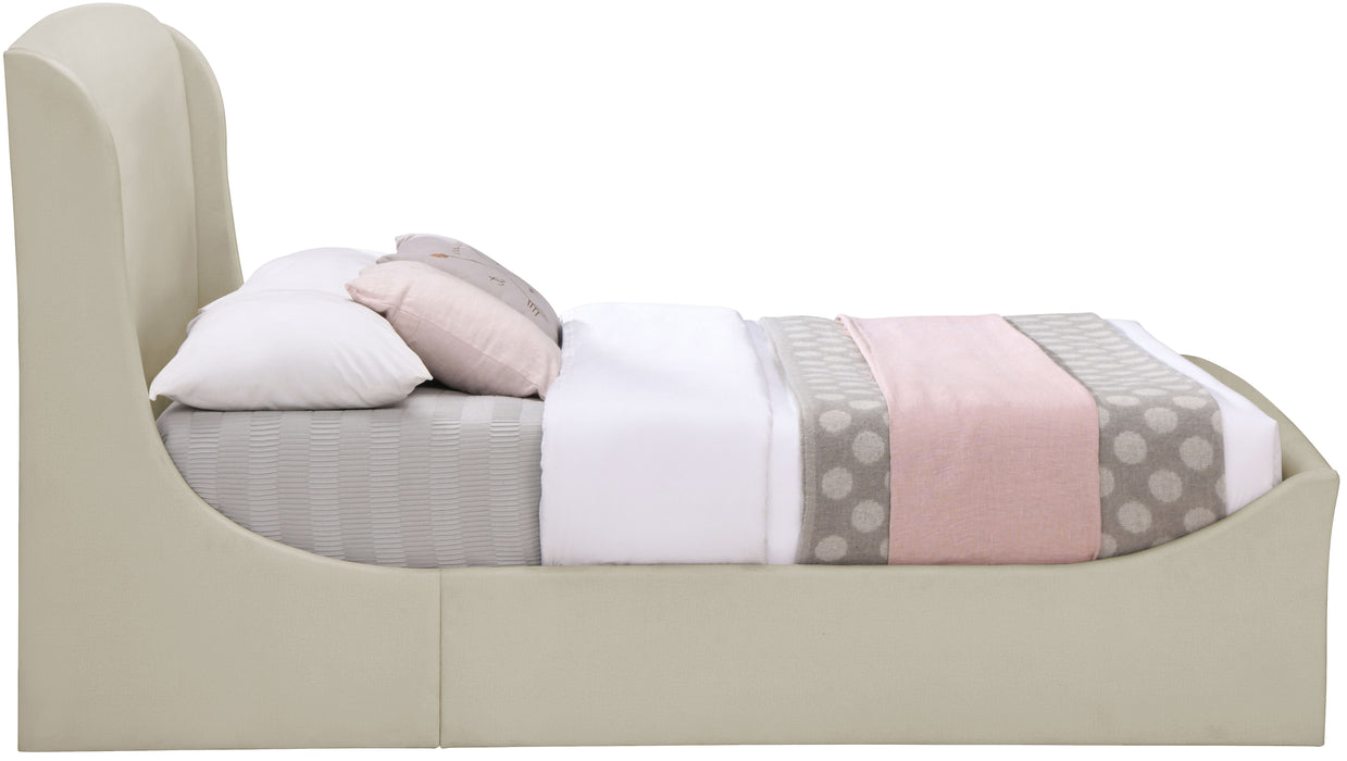 Tess - Queen Bed - Cream