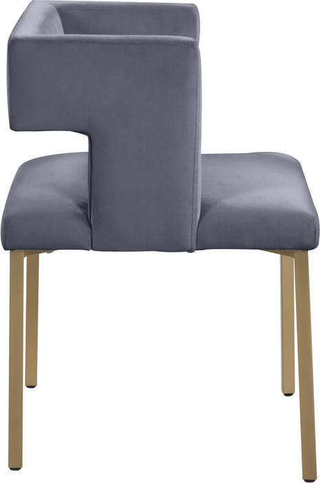 Caleb - Dining Chair with Gold Legs (Set of 2)