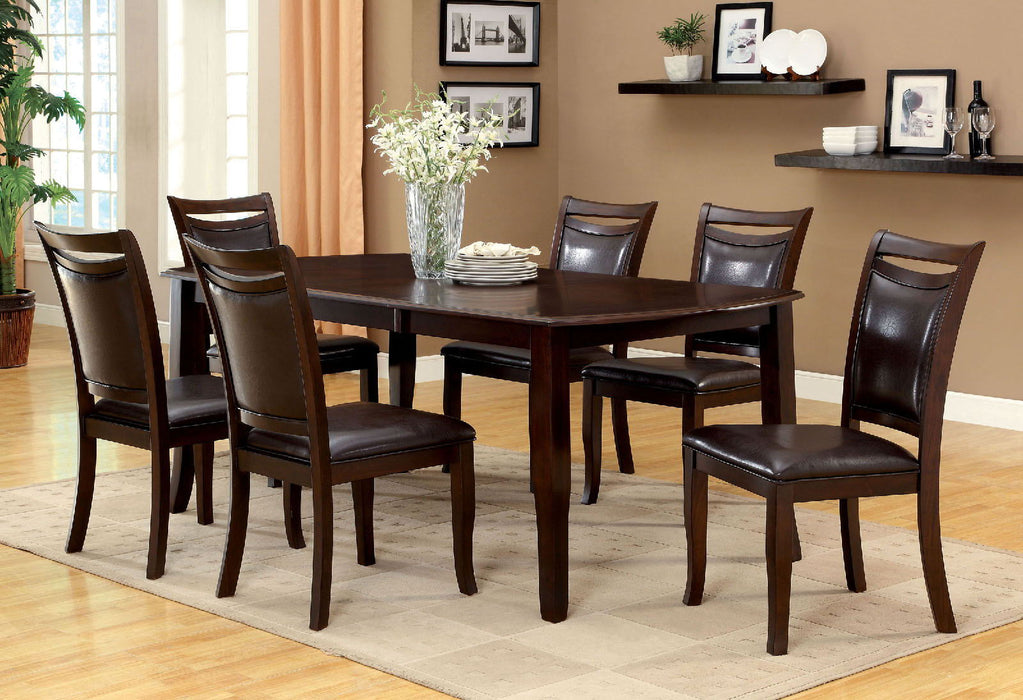 Woodside - Dining Table - Dark Cherry / Espresso