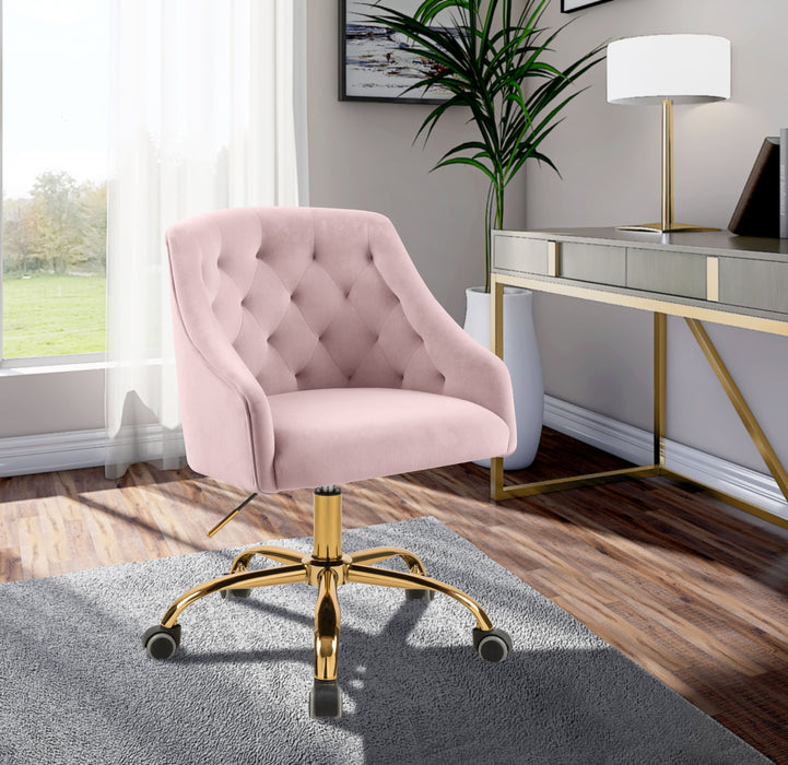 Arden - Office Chair with Gold Legs