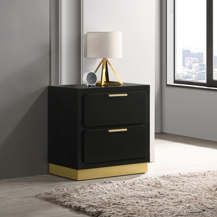 Caraway - 2-Drawer Nightstand Bedside Table