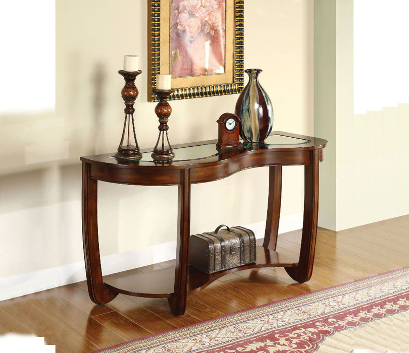 Crystal Falls - Sofa Table - Dark Cherry