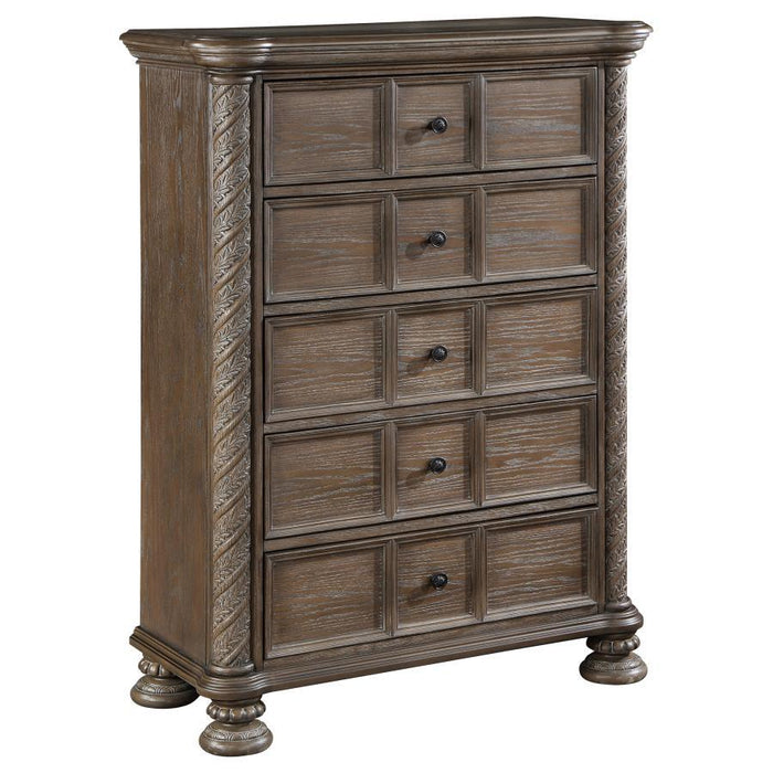 Emmett - 5-Drawer Chest - Walnut