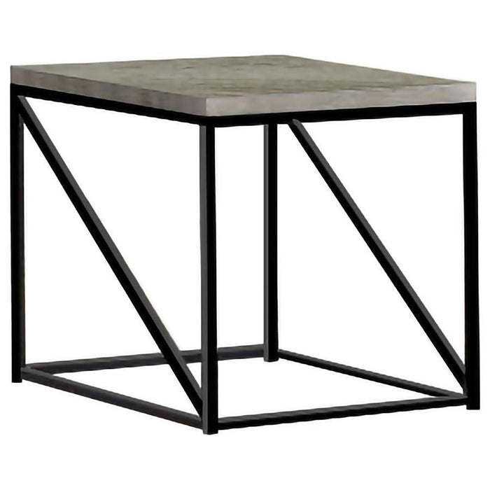 Birdie - Square End Table - Sonoma Gray