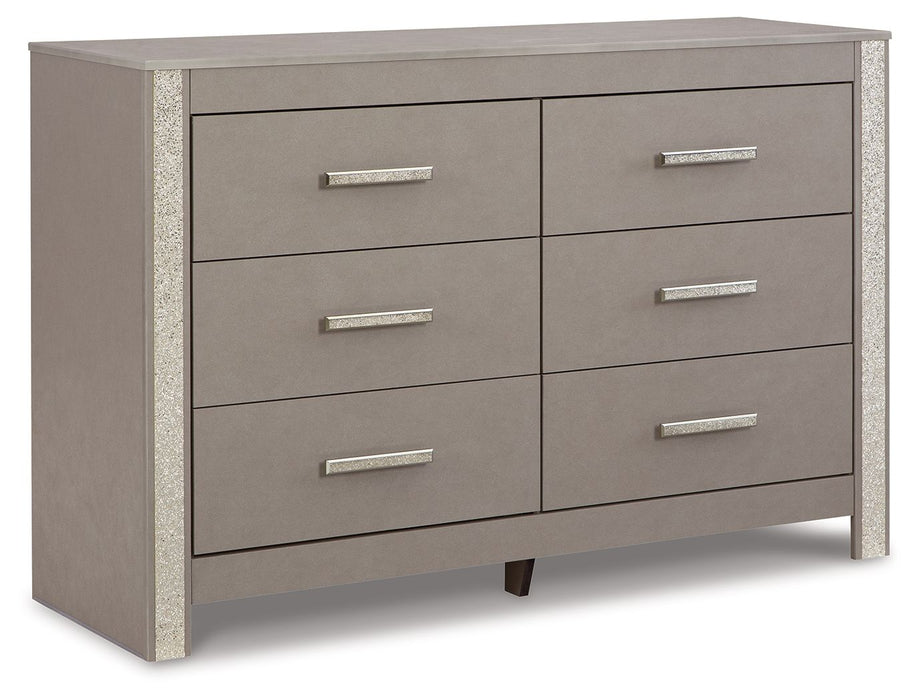 Surancha - Gray - Six Drawer Dresser