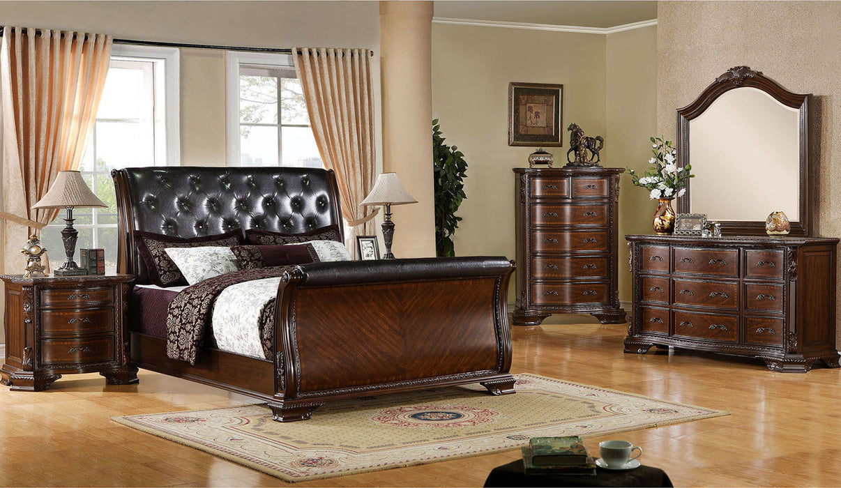 Monte Vista - Mirror - Brown Cherry