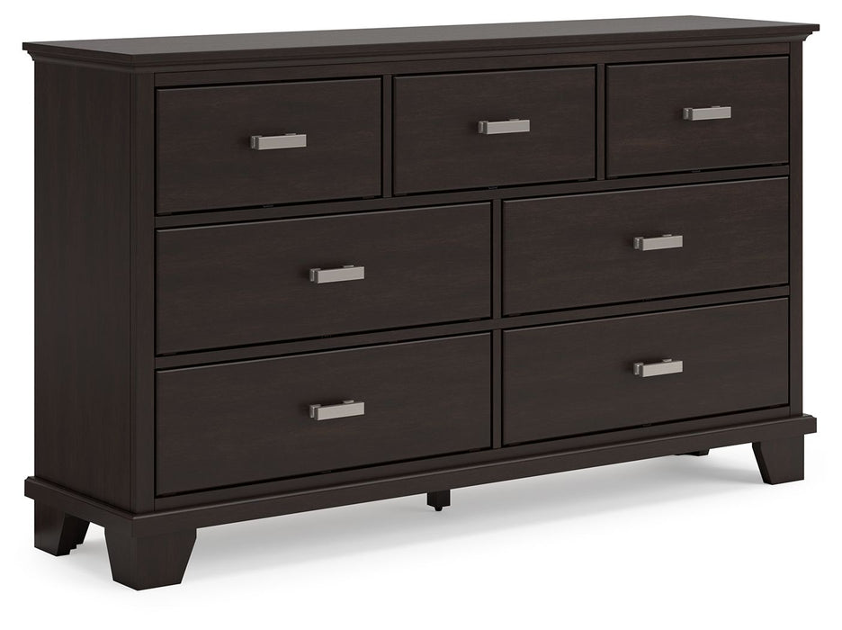 Covetown - Dark Brown - Dresser